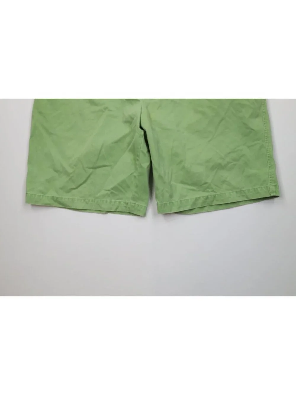 Peter Millar Mens 40 Faded Stonewash Golf Chino Shorts Green Pima Cotton
